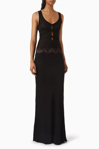 Open Twist Verner Lace Tank Dress