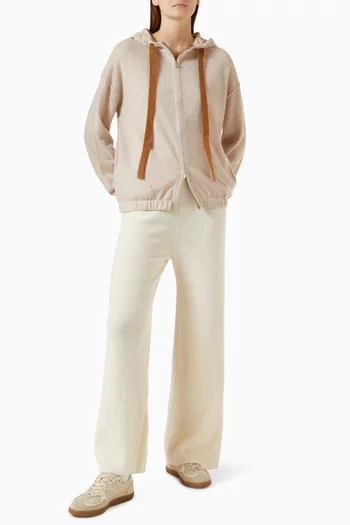 Drawstring Hoodie in Knit