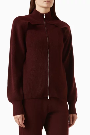 Sleeve Cape Jacket in Cashmere
