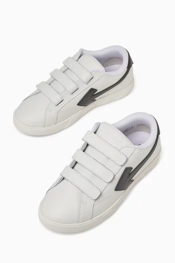 End of Play Velcro Sneakers in Leather