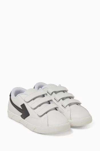 End of Play Velcro Sneakers in Leather