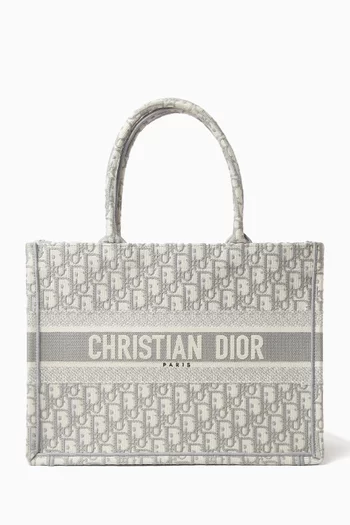 Medium Book Tote Bag in Oblique Canvas
