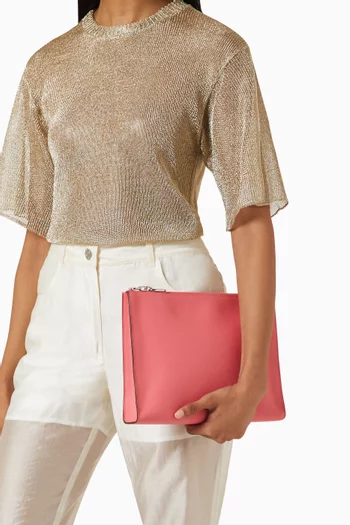 Zipengo Chaine d'Ancre GM Pouch in Evercolor Leather