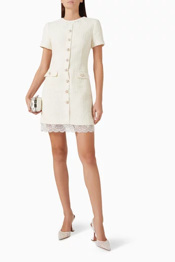 Tailored Mini Dress in Bouclé