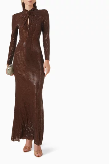 Rhinestone-embellished Dress