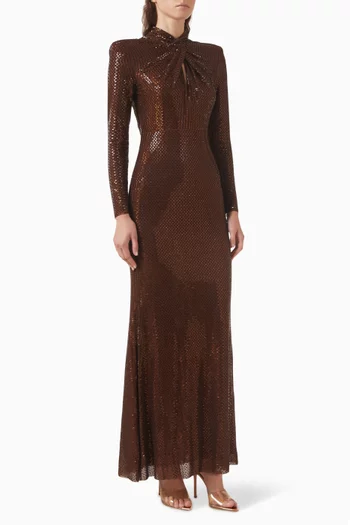 Rhinestone-embellished Dress