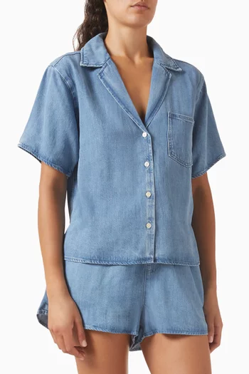 Camp Shirt in Denim