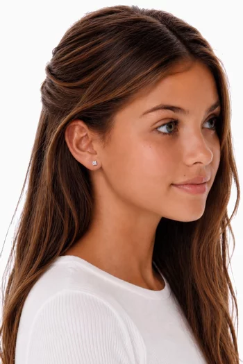 Mini Princess Diamond Studs