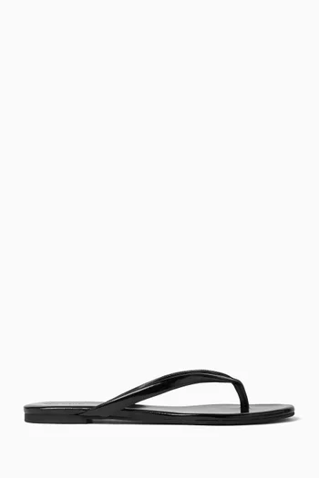 Amelia Flip-flop Sandals in Leather