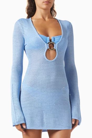 Montego Mini Dress in Treble Knit