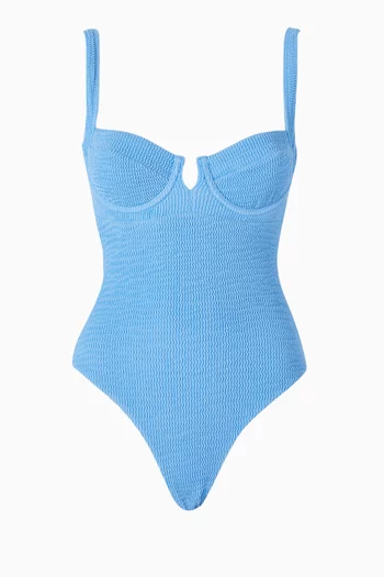 Clovelly One-piece Swimsuit in Crinkle