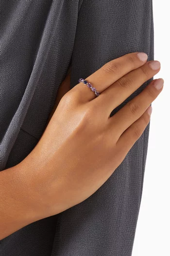 Odd One Out Ring in 18kt White Gold