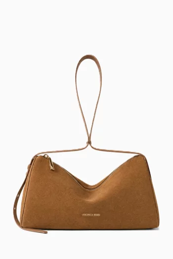 Prism Convertible Shoulder Bag in Suede