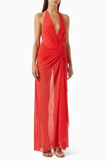 Xanthi V-neck Maxi Dress