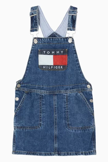 Heritage Flag Dress in Denim