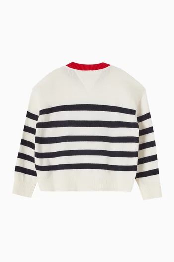 Sweatshirt in Cotton