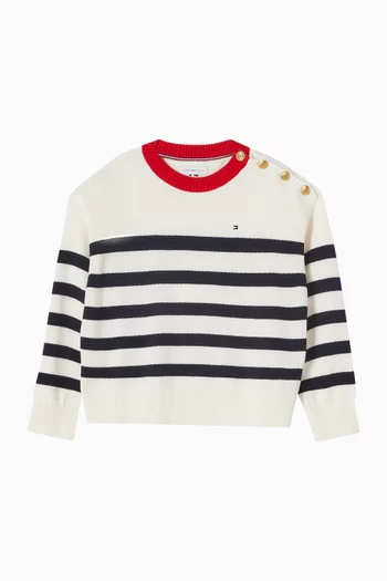 Sweatshirt in Cotton