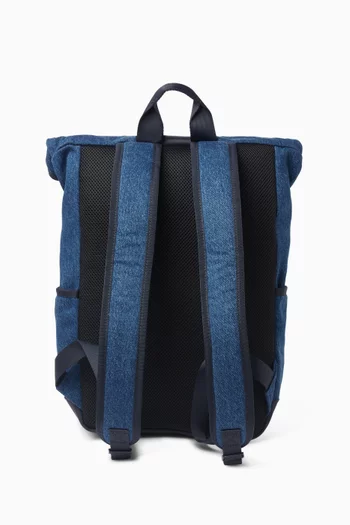 Flag Logo Backpack in Denim