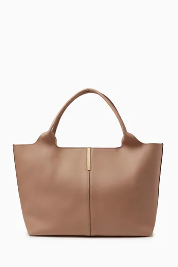 Medium-Small Shopping Bag in Leather