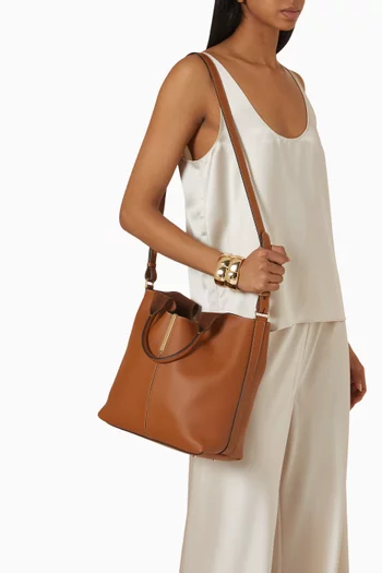 Small Shopping Bag in Leather