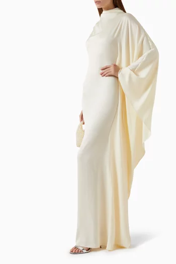 Odaluna Maxi Dress in Satin