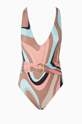 Lisa Plunge One-piece Swimsuit