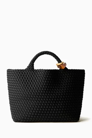 Medium St. Barths Beaded Tote Bag in Neoprene