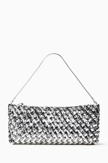 Medium Gala Clutch Bag in Satin