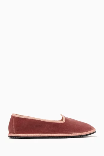 Classic Furlana Ballerina Flats in Velvet