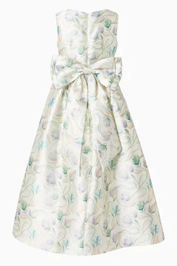 Floral-print Dress