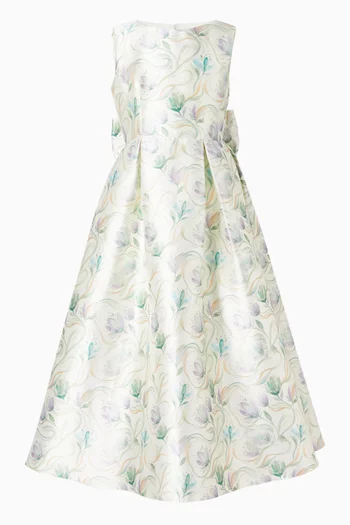 Floral-print Dress