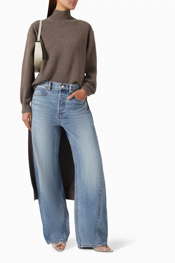 Float Shadow Logo Jeans in Denim