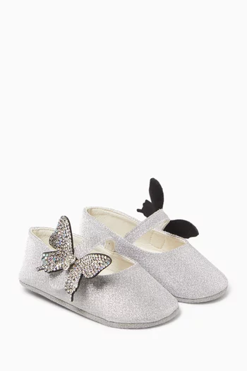 Butterfly Glitter Ballerinas