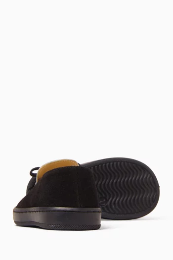 Bow-embellished Loafers in Suede