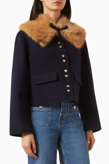 Removable-collar Jacket