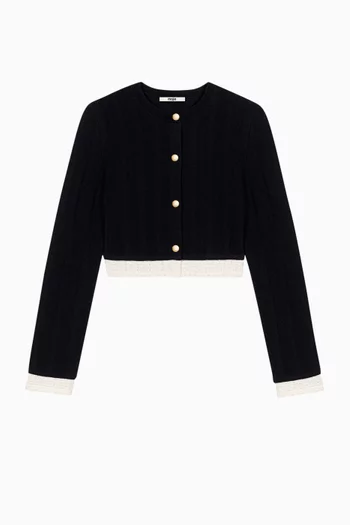 Crop Knit Cardigan