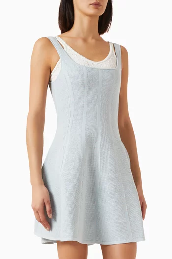 Layered-effect Mini Dress