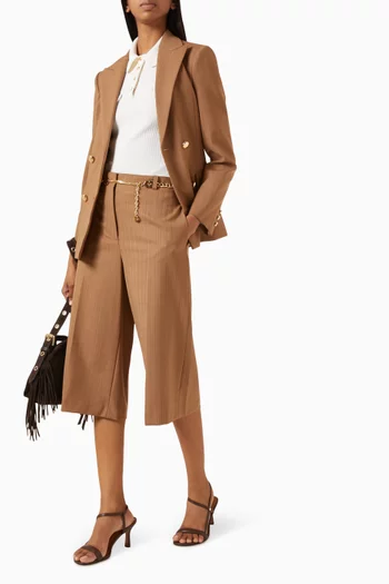 Ipania Pinstripe Culotte Pants