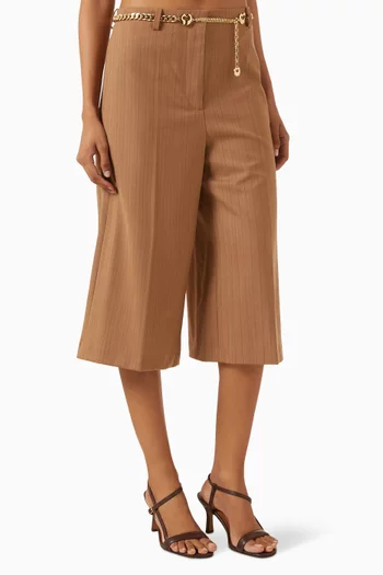 Ipania Pinstripe Culotte Pants