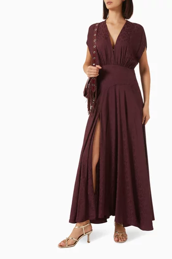 Ridan V-neck Dress in Viscose