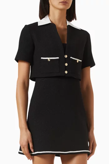 2-in-1 Mini Dress in Tweed