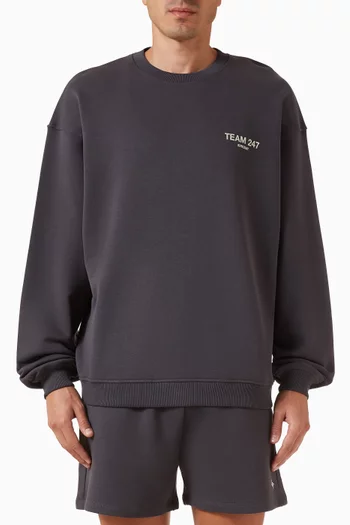247 Team Oversized Sweatshirt in Jersey