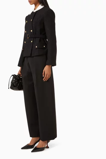 Vyder Belted Jacket in Tweed
