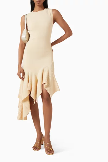 Biancona Asymmetric Knit Dress