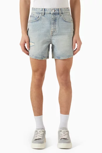 Busy Doing Nothing Shorts in Denim