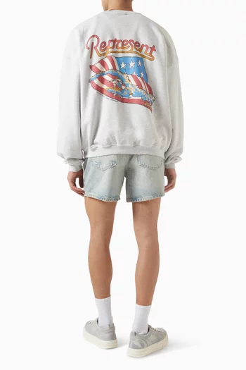 x Beach Boys Americas Band Sweatshirt in Cotton