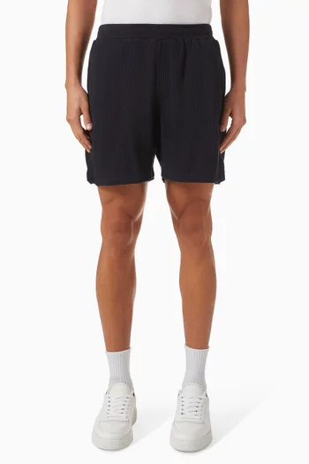 Initial Sweatshorts in Waffle-knit