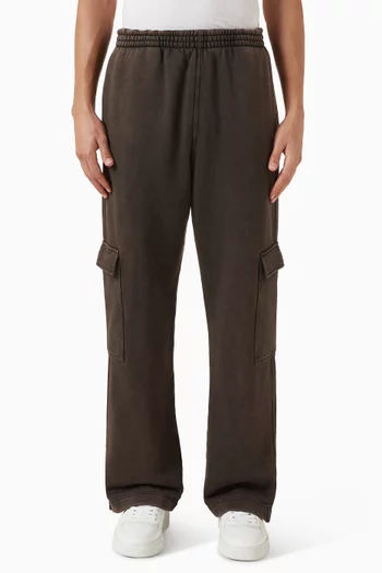 Initial Cargo Sweatpants in Cotton