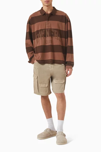 Owners Striped Rugby Top in Cotton