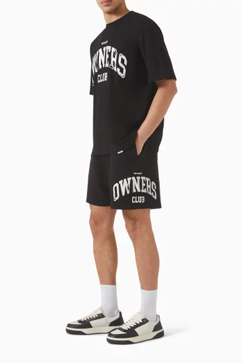 شورت بشعار Owners قطن شبكي